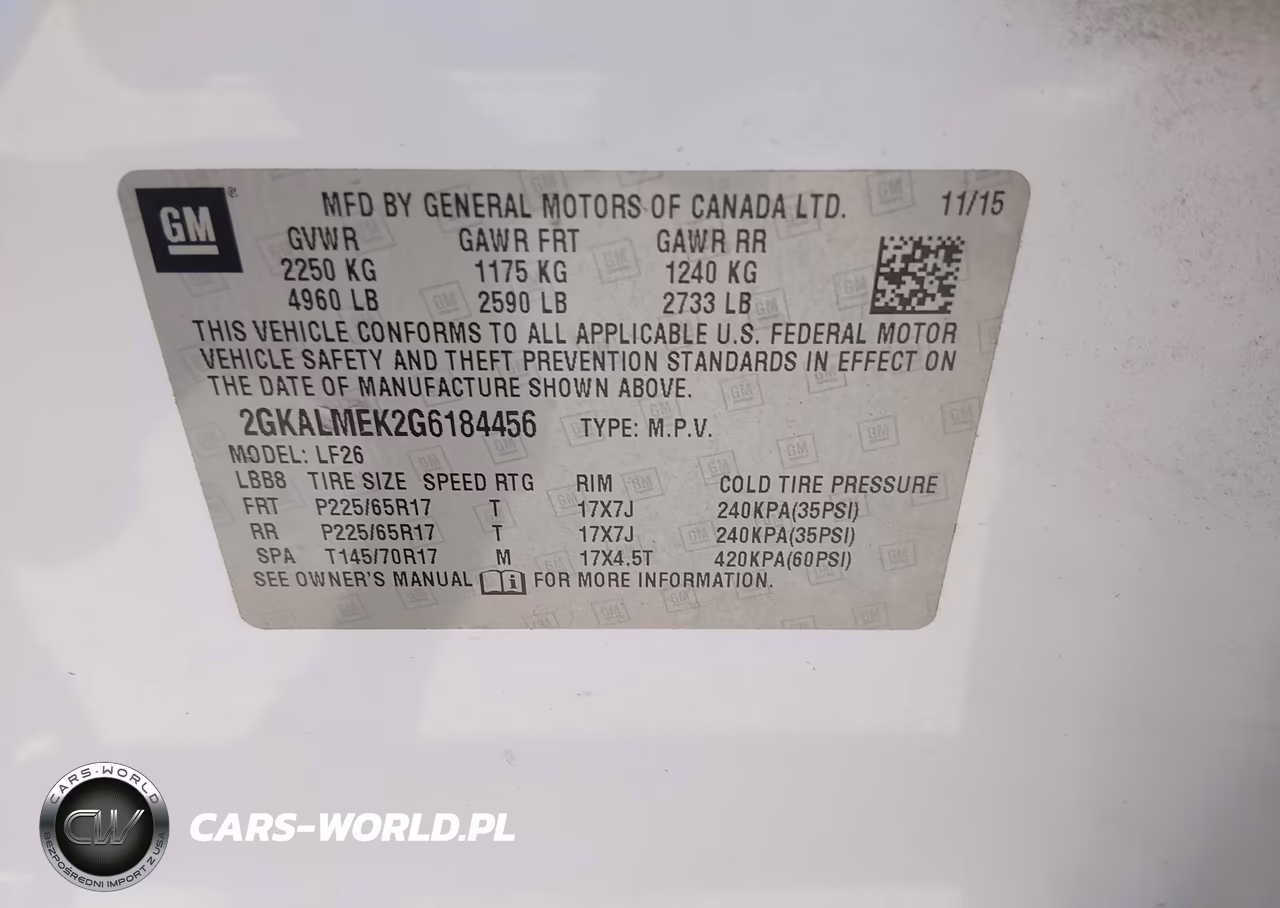 2016 GMC Terrain Sle-1 VIN:2GKALMEK2G6184456 - 9