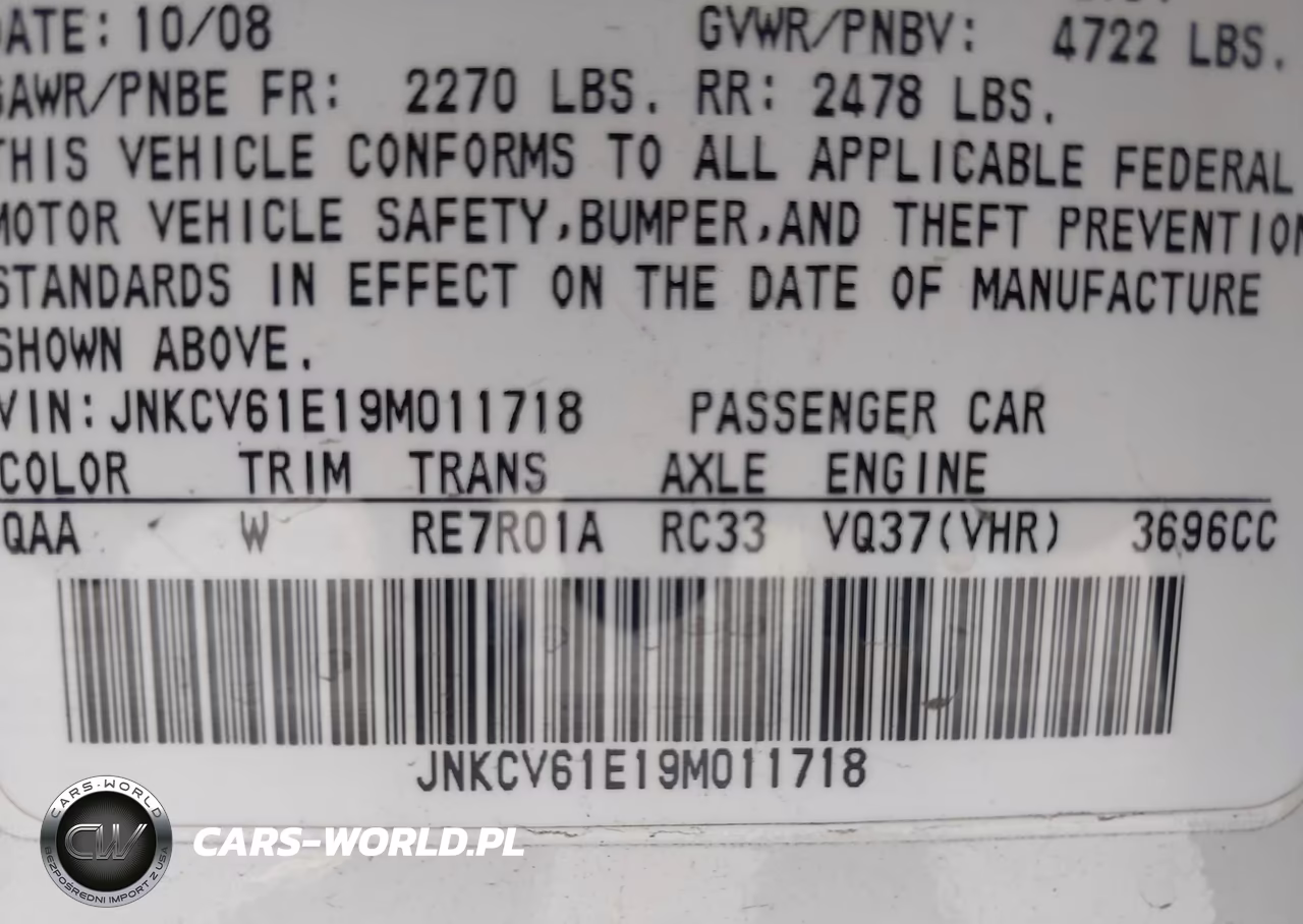 2009 Infiniti G37 Journey VIN:JNKCV61E19M011718 - 9