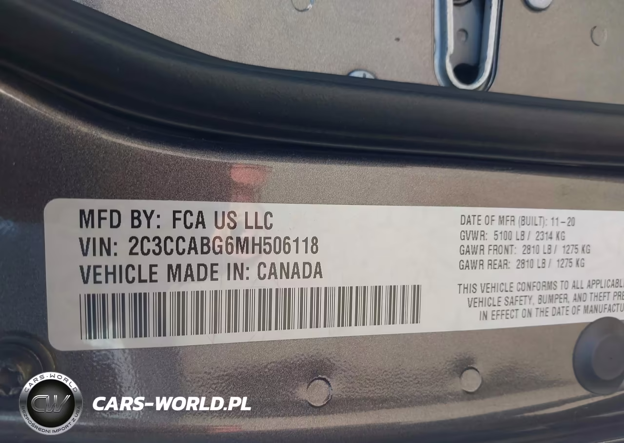 2021 Chrysler 300 300S VIN:2C3CCABG6MH506118 - 9