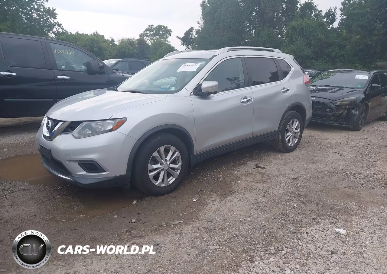 2015 Nissan Rogue Sv VIN:KNMAT2MT1FP546527 - 2