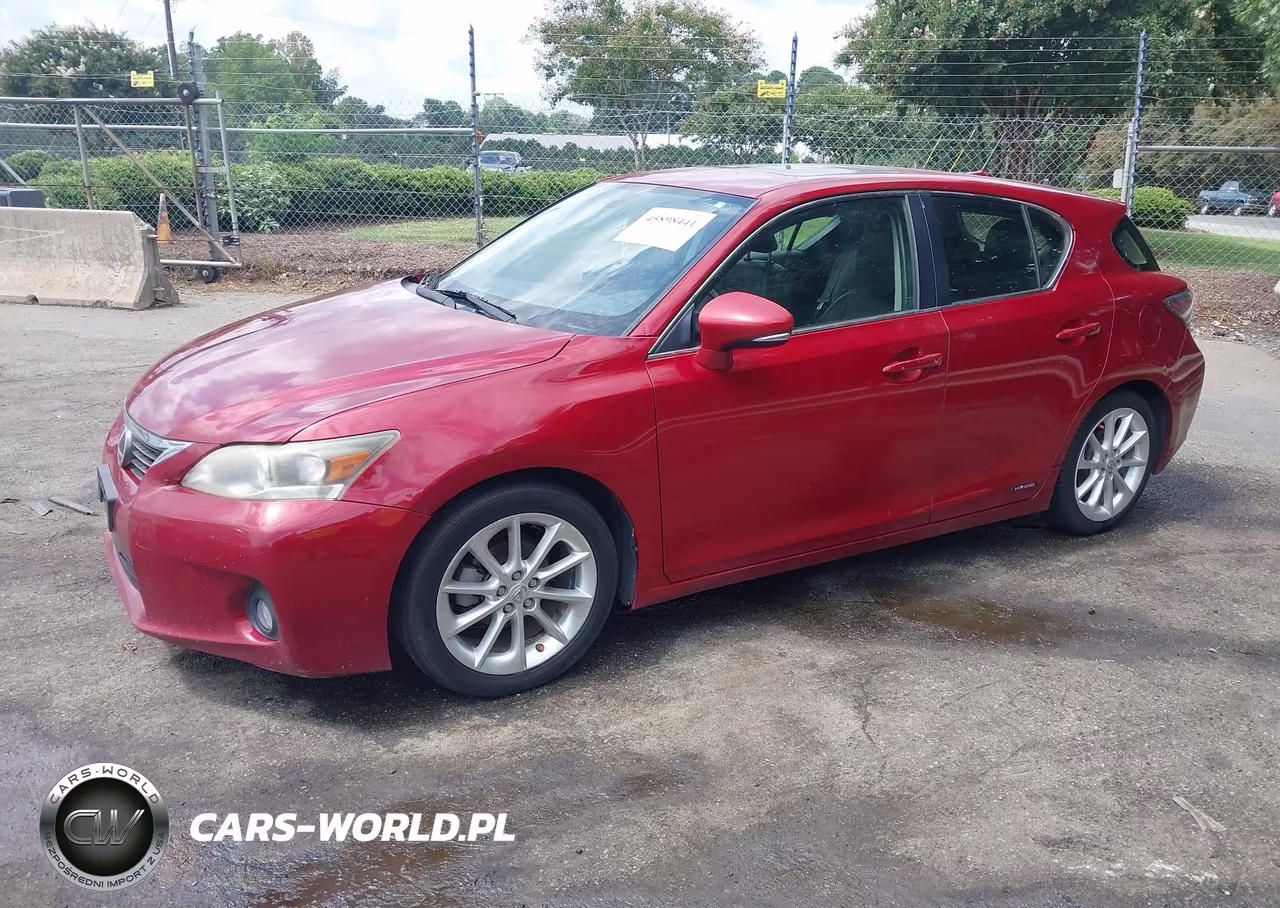 2012 Lexus Ct 200H Premium VIN:JTHKD5BH2C2086514 - 2