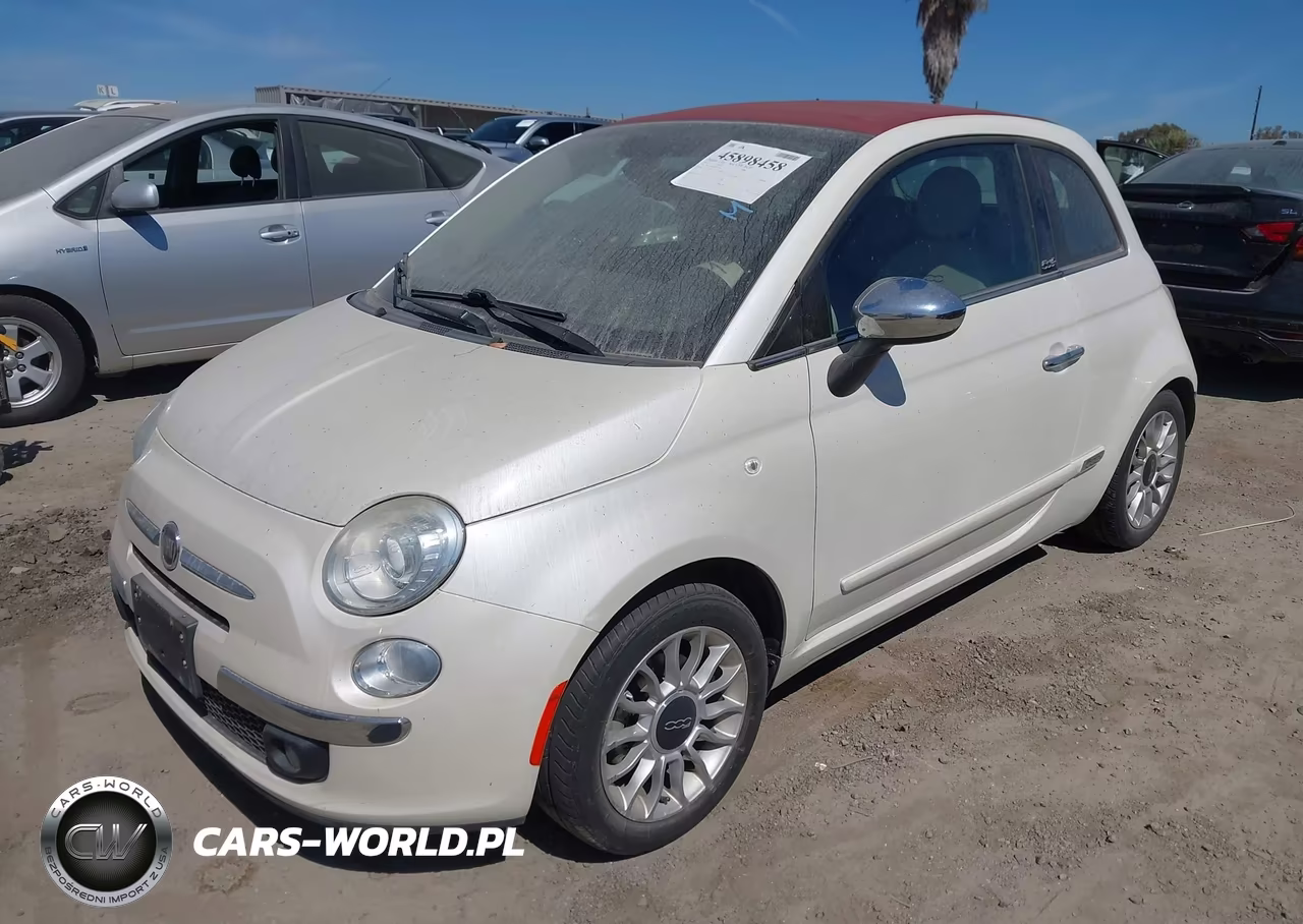 2012 Fiat 500C Lounge VIN:3C3CFFER8CT171743 - 2