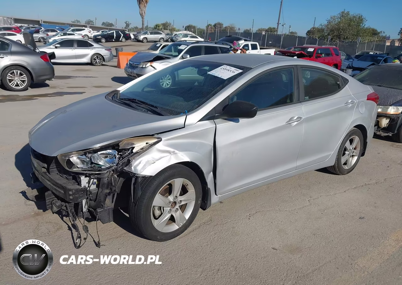 2013 Hyundai Elantra Gls VIN:KMHDH4AE0DU731985 - 2