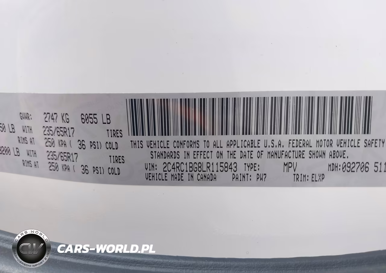 2020 Chrysler Pacifica Touring L VIN:2C4RC1BG8LR115843 - 9