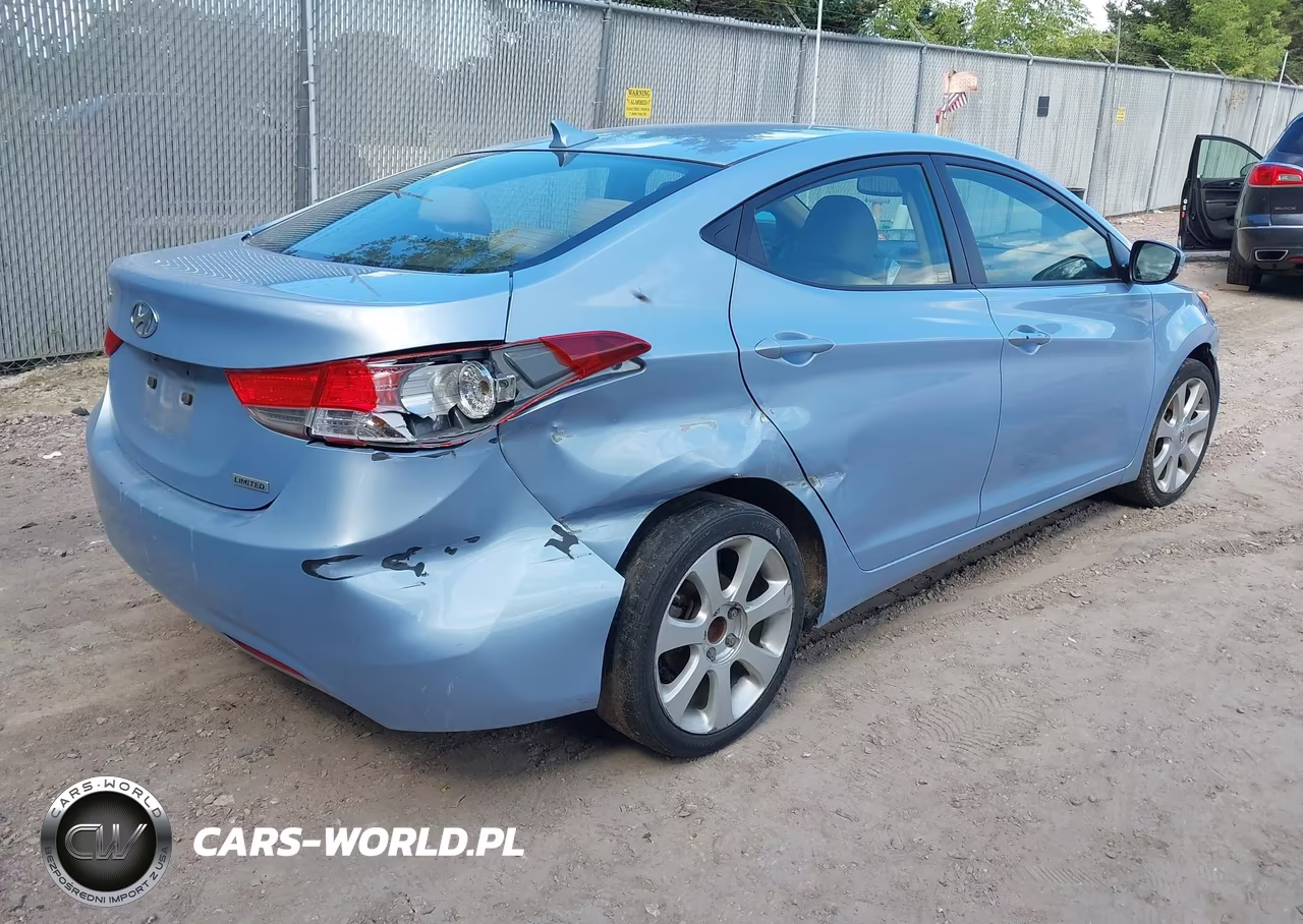 2012 Hyundai Elantra Limited (Ulsan Plant) VIN:KMHDH4AE7CU441001 - 4