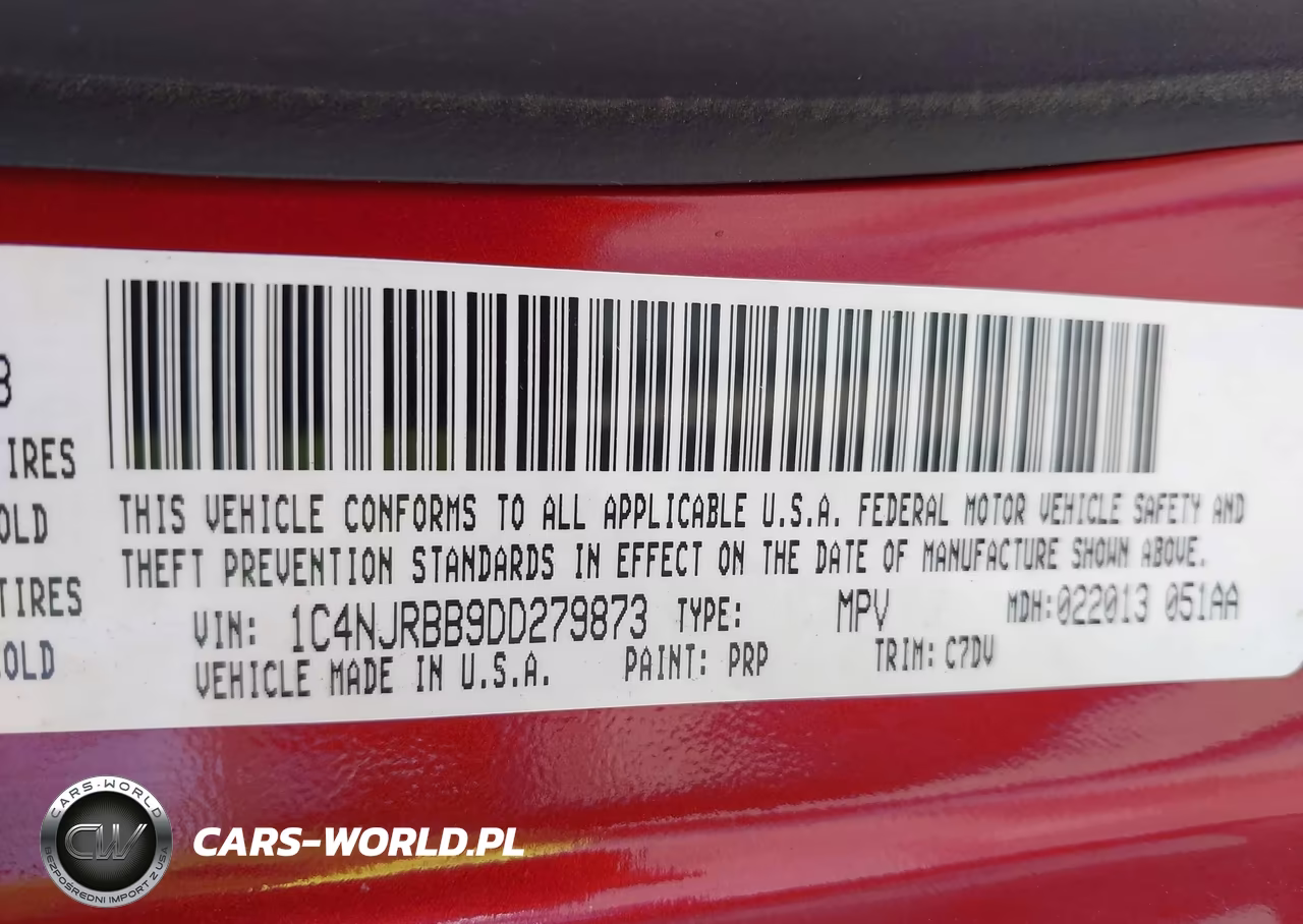 2013 Jeep Patriot Sport VIN:1C4NJRBB9DD279873 - 9