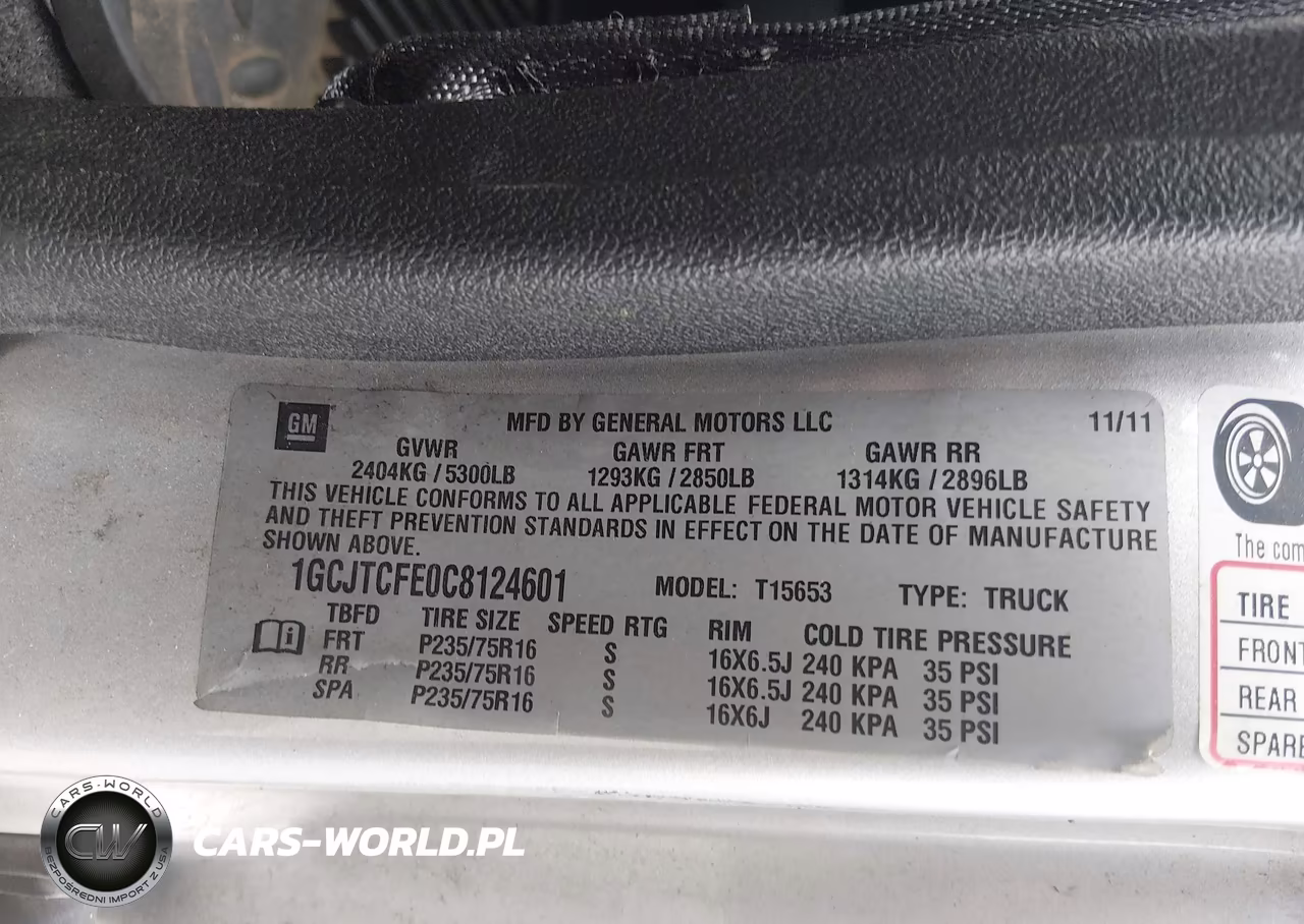 2012 Chevrolet Colorado Lt W-1Lt VIN:1GCJTCFE0C8124601 - 9
