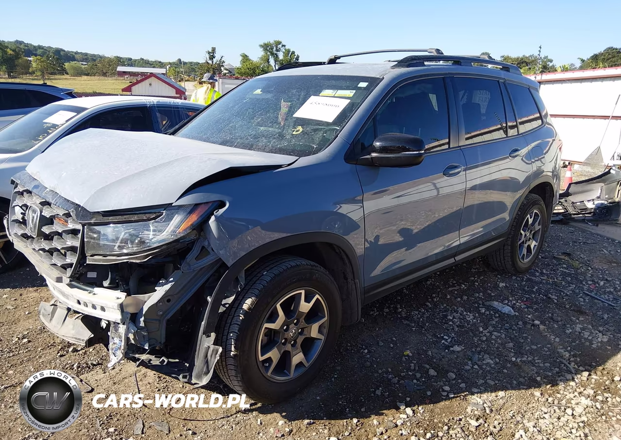 2022 Honda Passport Awd Trailsport VIN:5FNYF8H6XNB025490 - 2