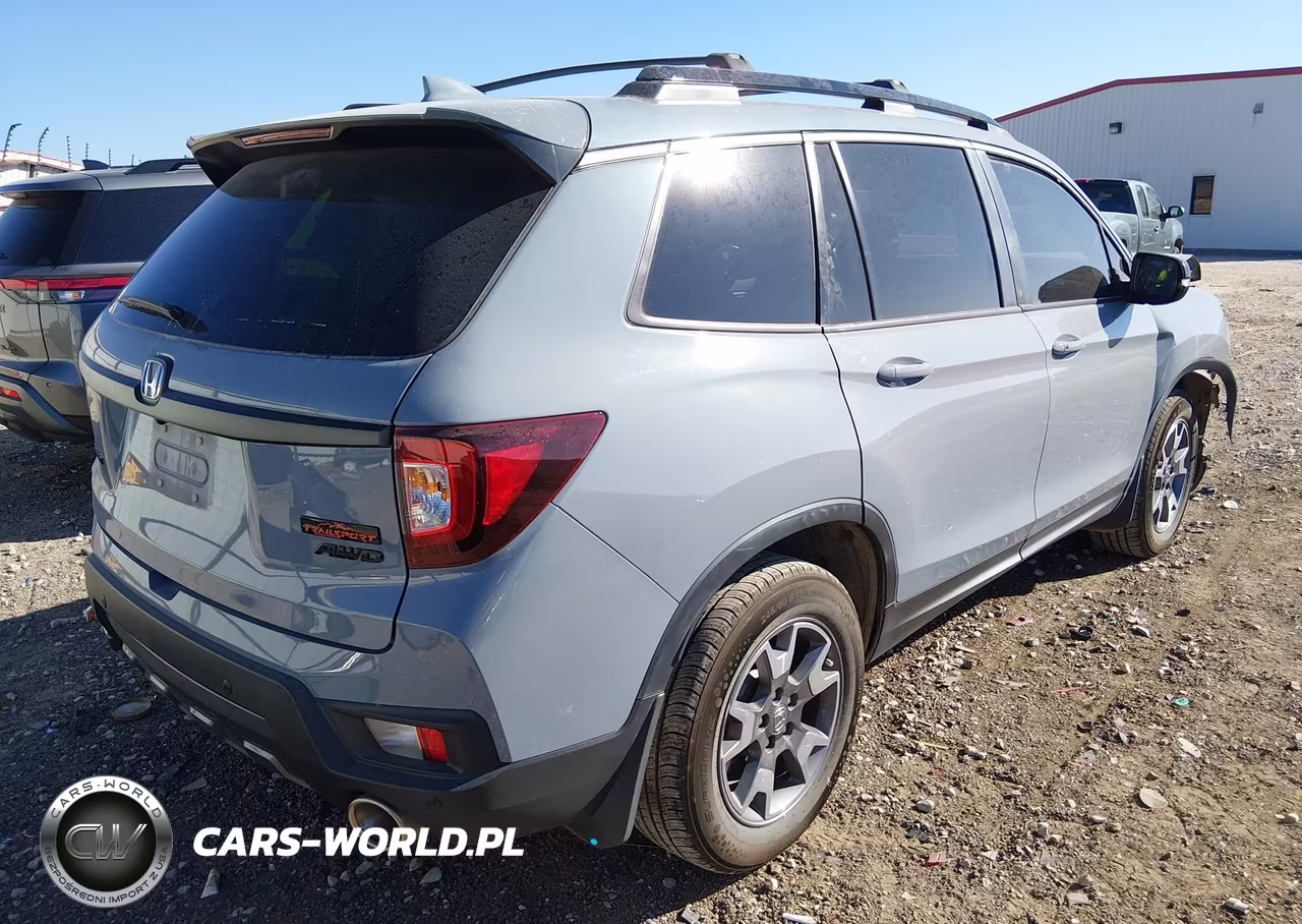 2022 Honda Passport Awd Trailsport VIN:5FNYF8H6XNB025490 - 4