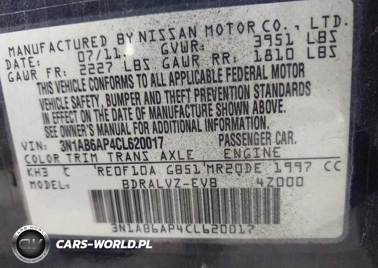 2012 Nissan Sentra 2.0 Sl VIN:3N1AB6AP4CL620017 - 9