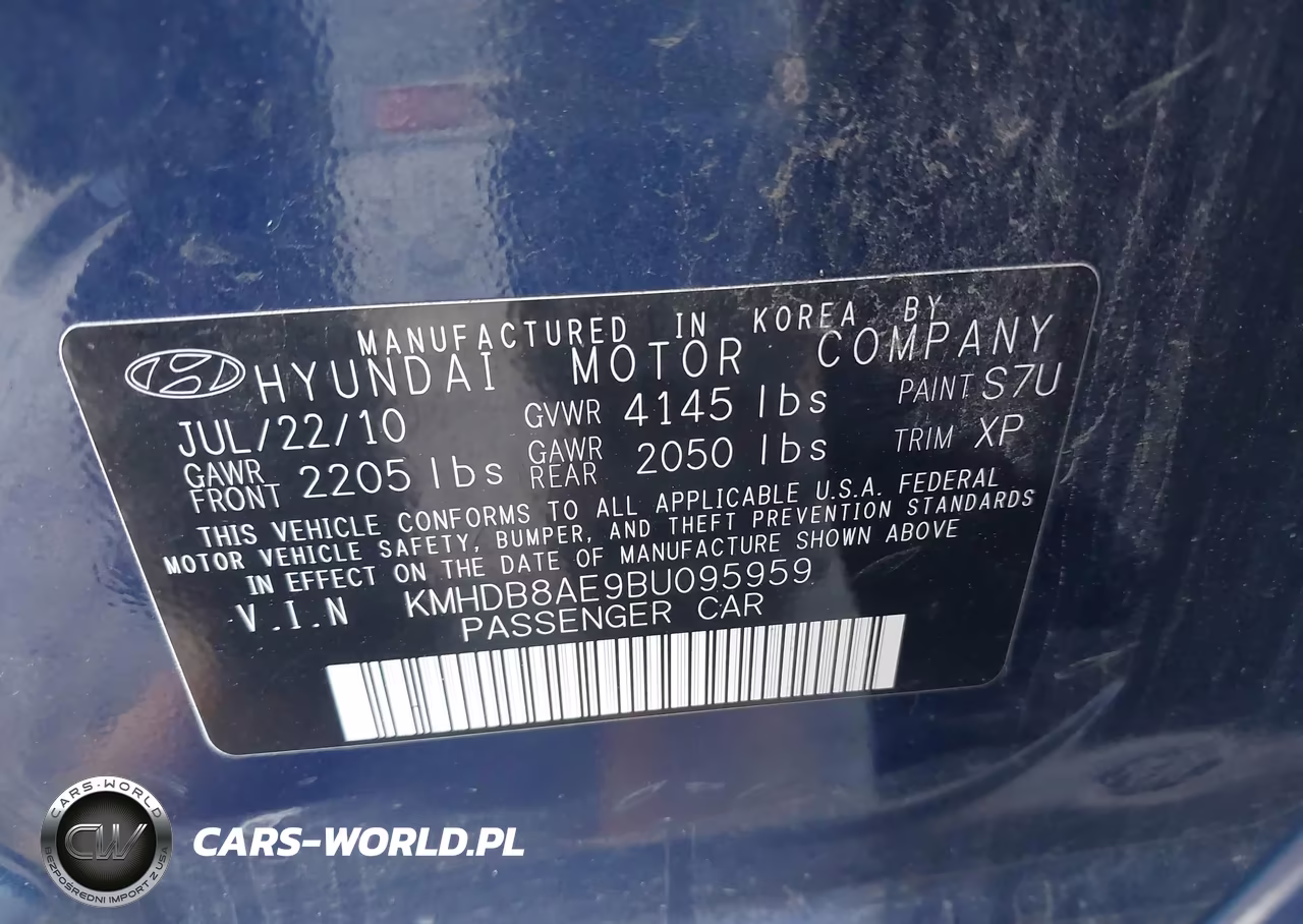 2011 Hyundai Elantra Touring Gls VIN:KMHDB8AE9BU095959 - 9