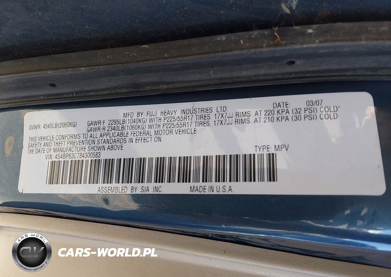 2008 Subaru Outback 2.5Xt Limited VIN:4S4BP63C784300583 - 9
