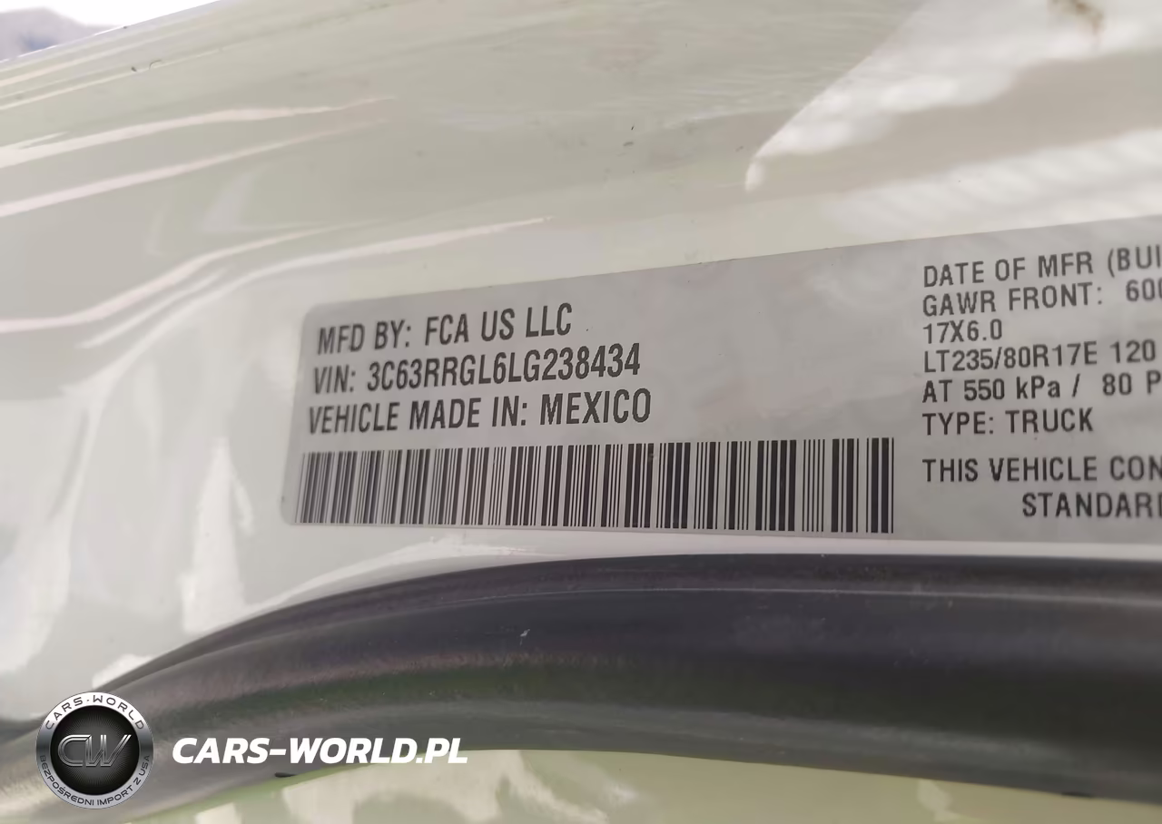 2020 Ram 3500 Tradesman 4X4 8' Box VIN:3C63RRGL6LG238434 - 8
