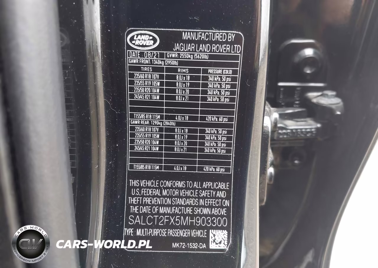 2021 Land Rover Discovery Sport S R-Dynamic VIN:SALCT2FX5MH903300 - 9