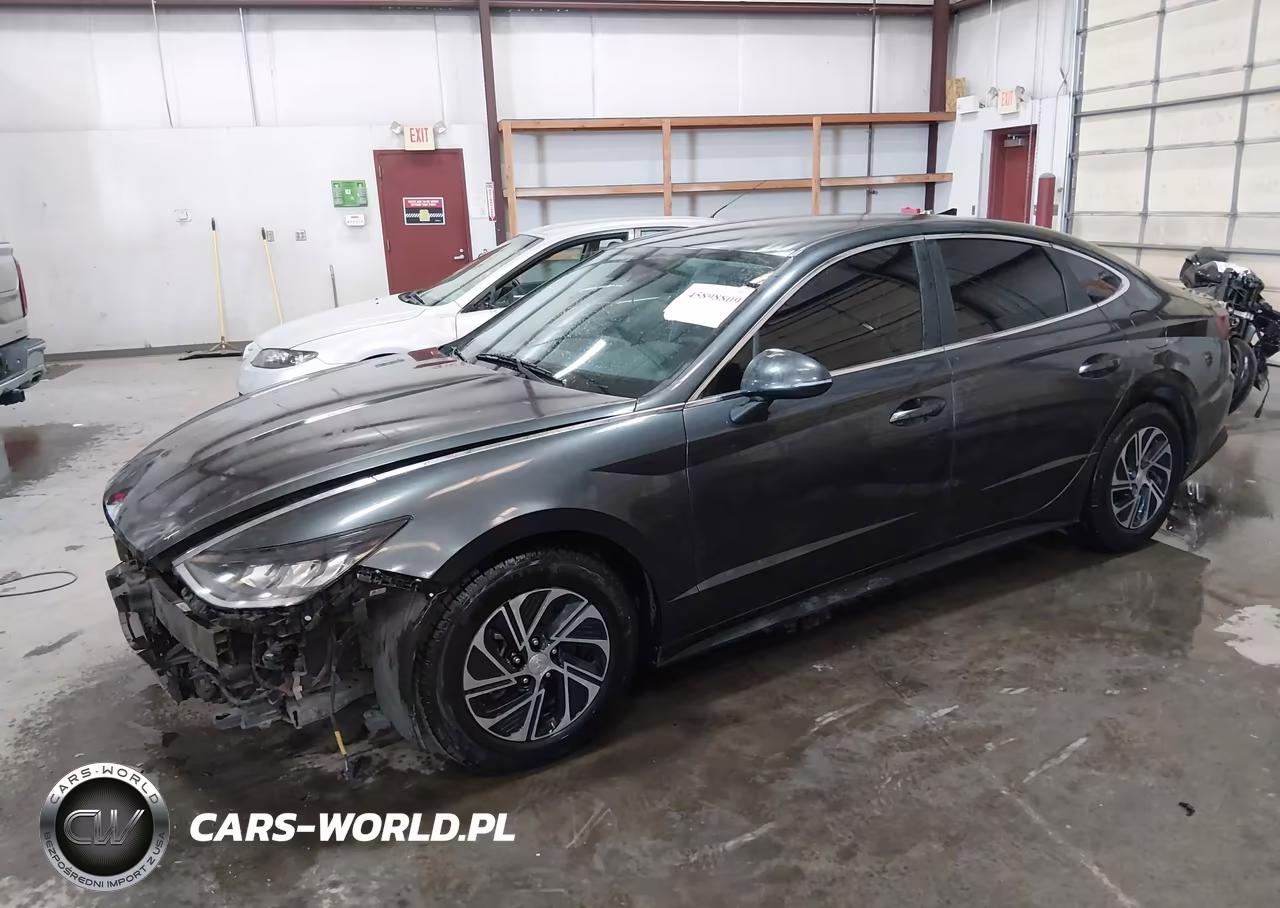 2022 Hyundai Sonata Hybrid Blue VIN:KMHL24JJ5NA042893 - 2