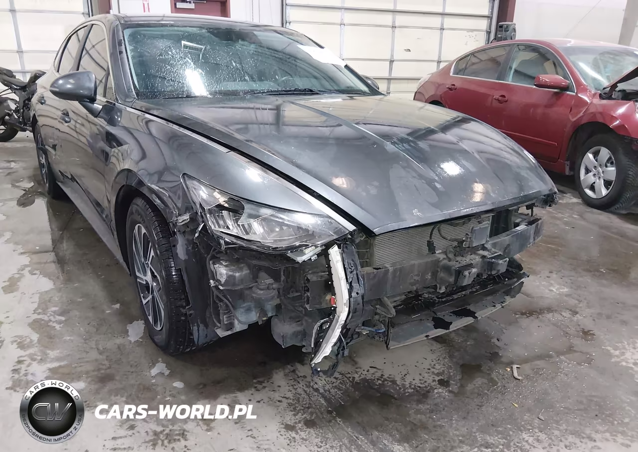 2022 Hyundai Sonata Hybrid Blue VIN:KMHL24JJ5NA042893 - 6