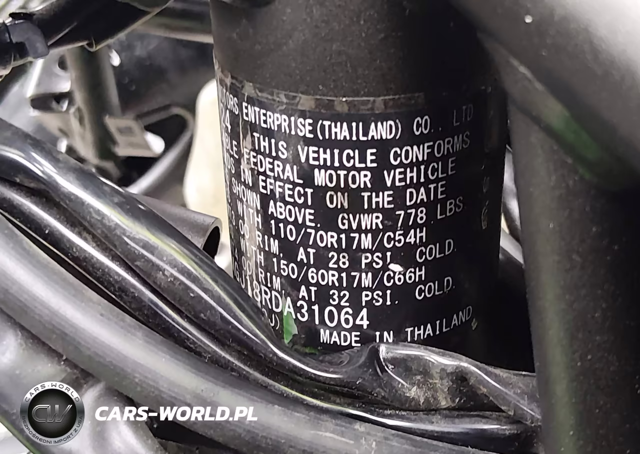 2024 Kawasaki Ex500 A VIN:ML5EXGJ18RDA31064 - 10