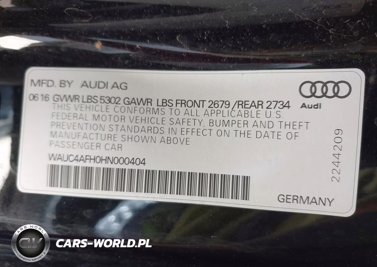 2017 Audi S5 Cabriolet 3.0T (S Tronic) (No Longer Available For Ordering) VIN:WAUC4AFH0HN000404 - 9