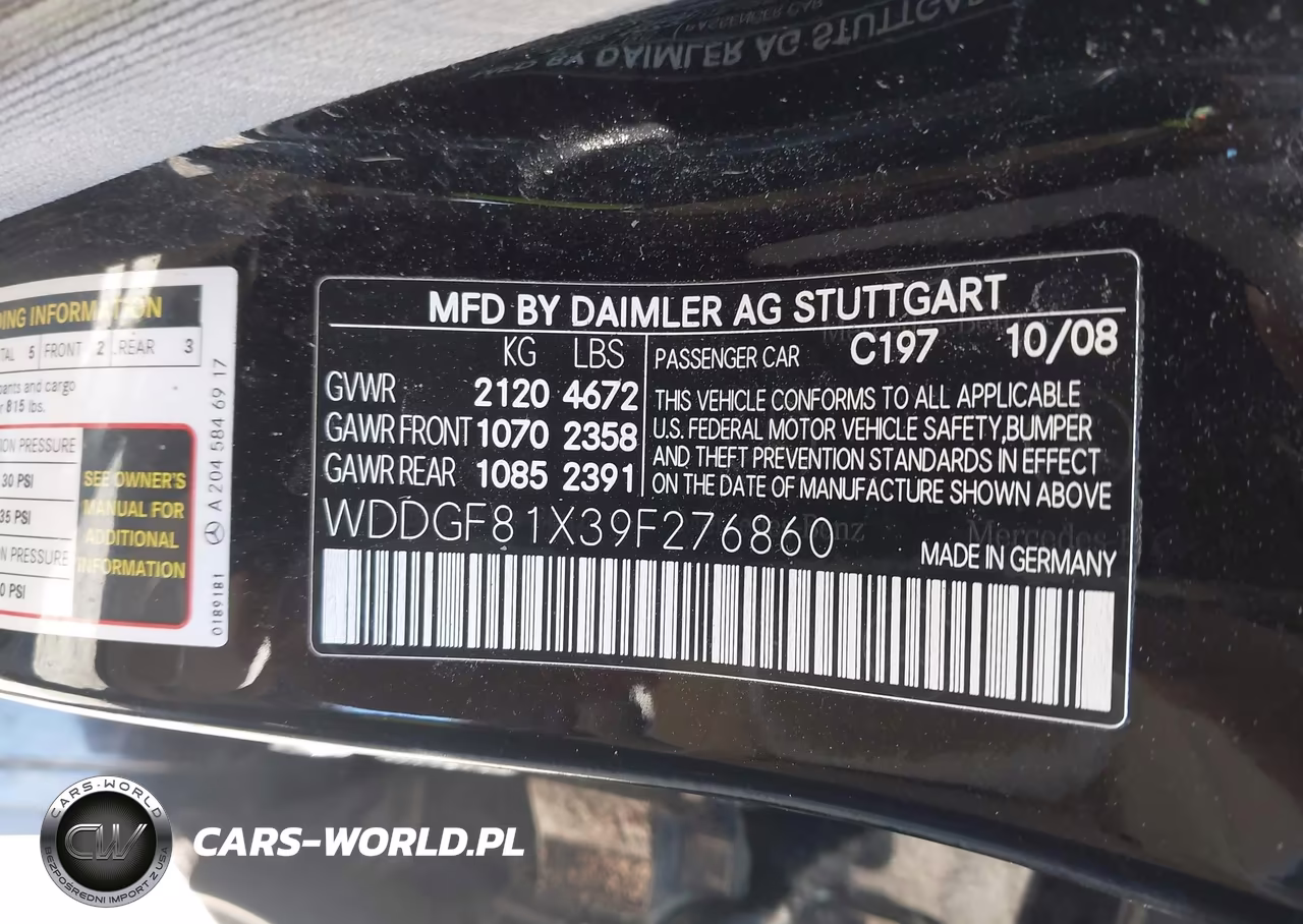2009 Mercedes-Benz C 300 Luxury 4Matic-Sport 4Matic VIN:WDDGF81X39F276860 - 9