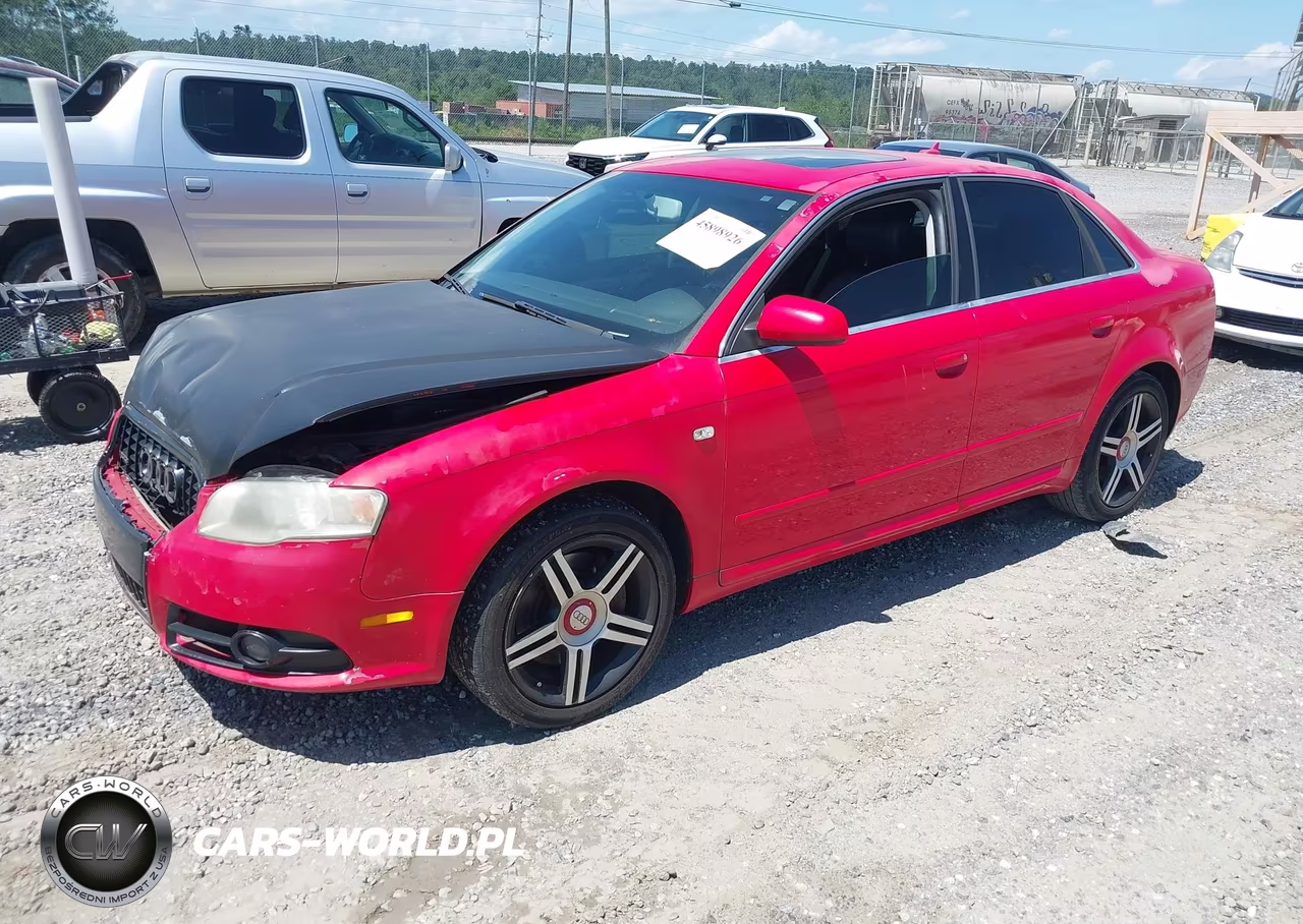 2008 Audi A4 2.0T-2.0T Special Edition VIN:WAUAF78E78A092481 - 2
