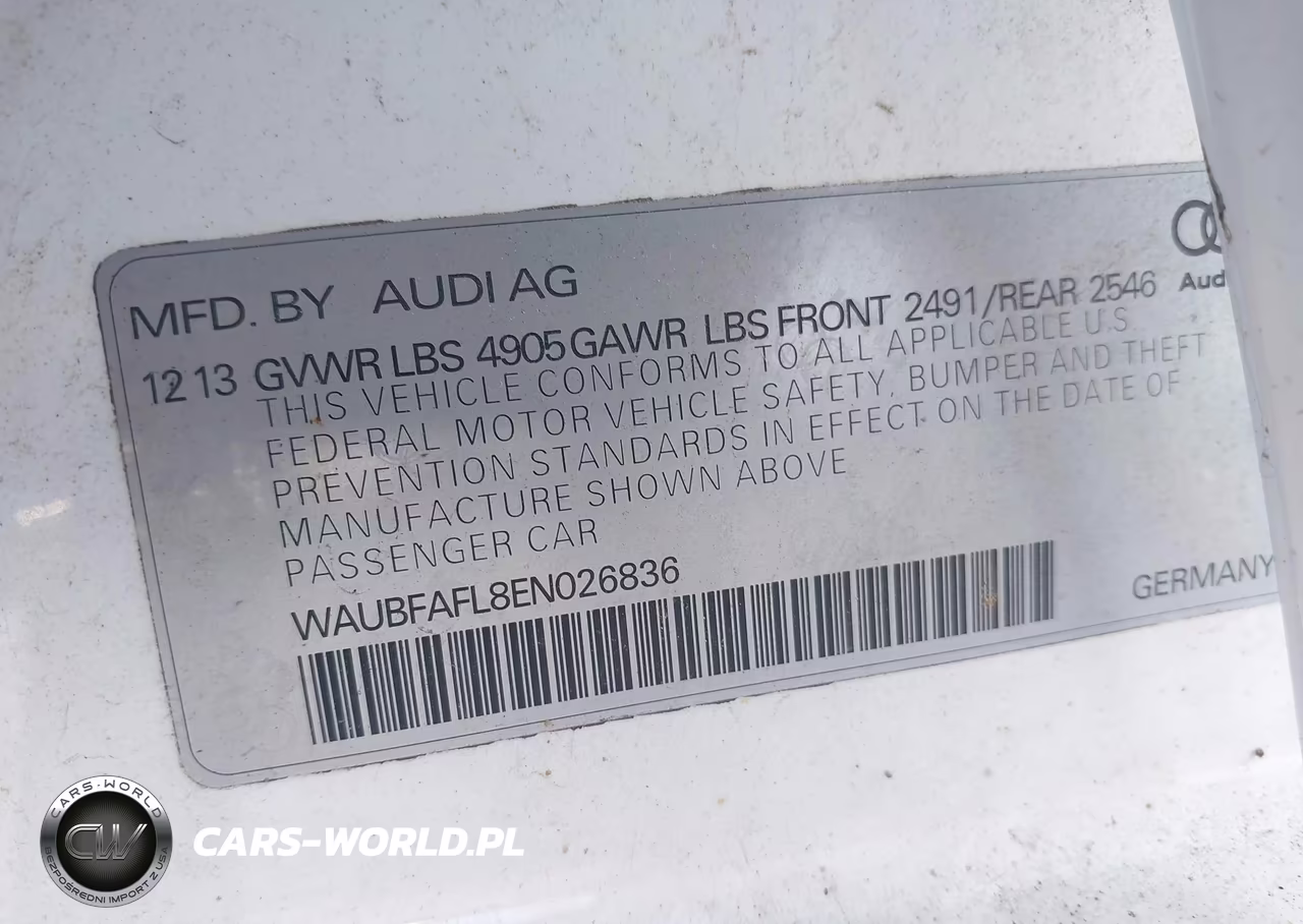 2014 Audi A4 2.0T Premium VIN:WAUBFAFL8EN026836 - 9