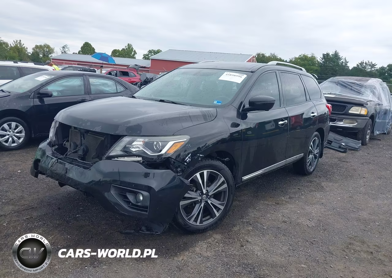 2017 Nissan Pathfinder Platinum VIN:5N1DR2MM2HC664421 - 2