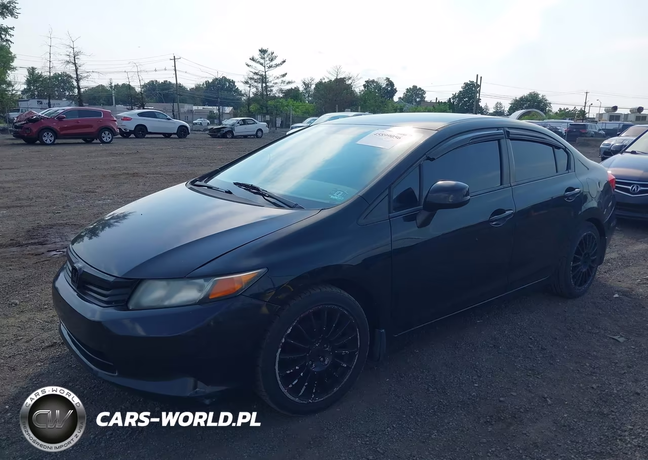 2012 Honda Civic Lx VIN:19XFB2F53CE346039 - 2