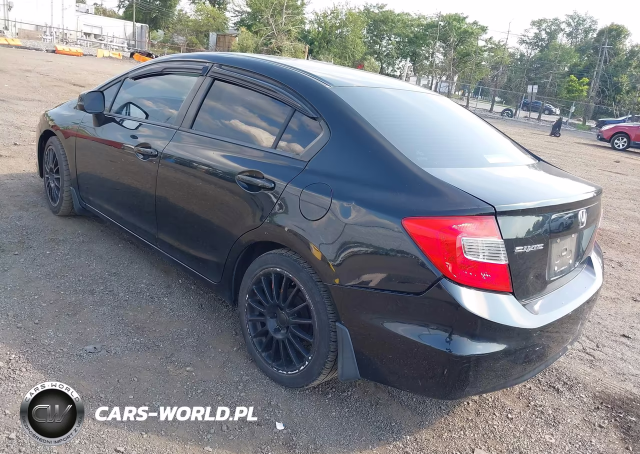 2012 Honda Civic Lx VIN:19XFB2F53CE346039 - 3