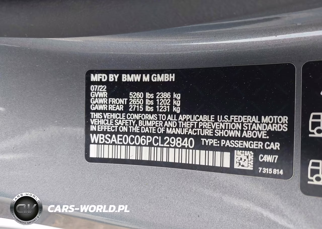 2023 BMW M8 Competition VIN:WBSAE0C06PCL29840 - 9