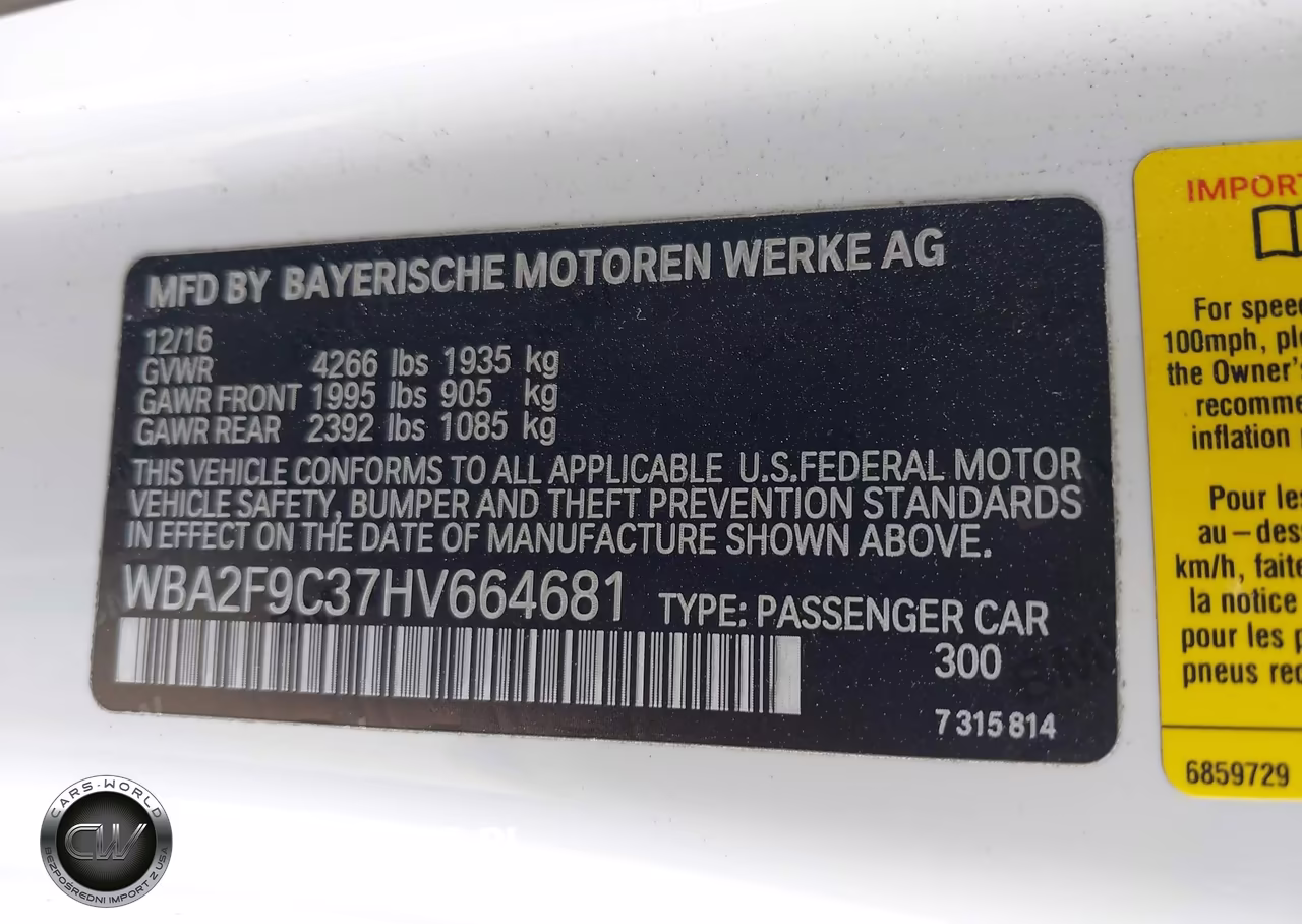 2017 BMW 230I VIN:WBA2F9C37HV664681 - 9