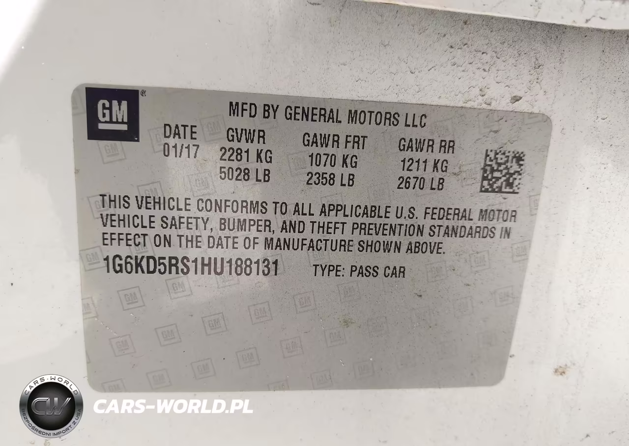 2017 Cadillac Ct6 Luxury VIN:1G6KD5RS1HU188131 - 9
