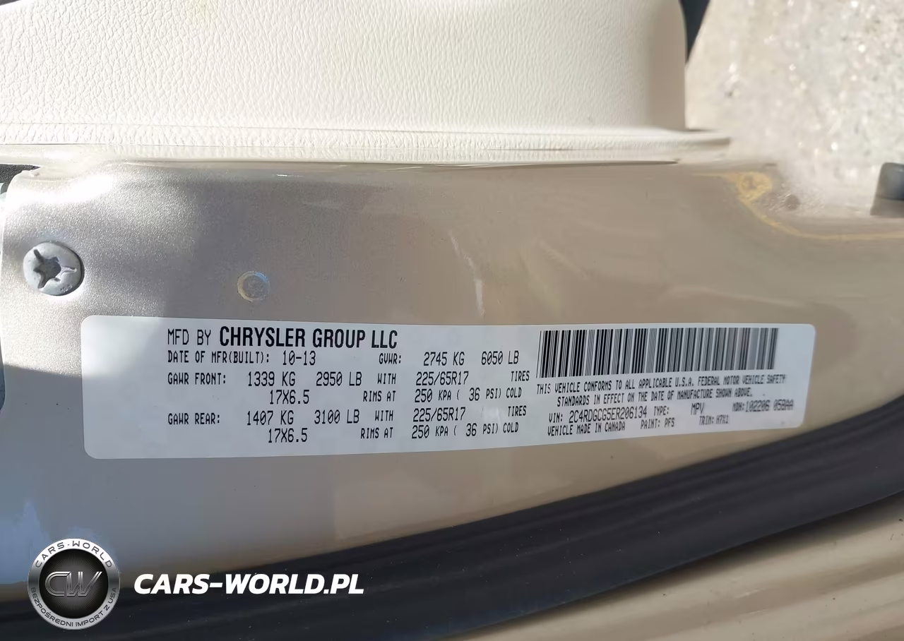 2014 Dodge Grand Caravan Sxt VIN:2C4RDGCG5ER206134 - 9