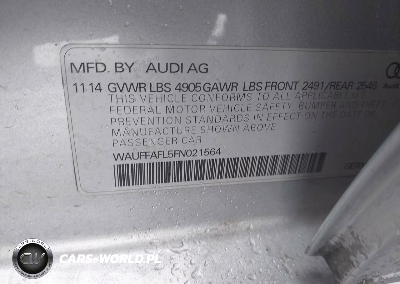 2015 Audi A4 2.0T Premium VIN:WAUFFAFL5FN021564 - 9