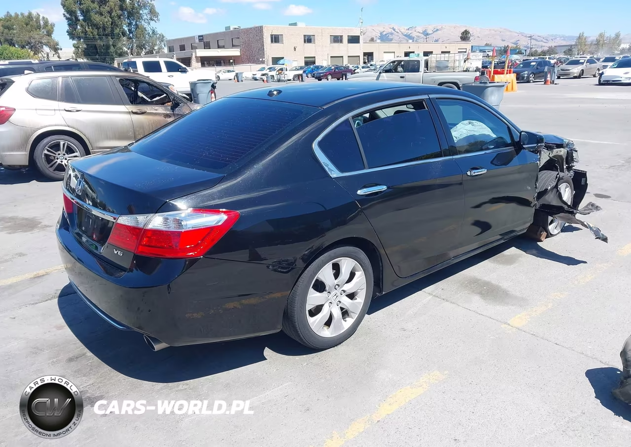 2014 Honda Accord Ex-L V-6 VIN:1HGCR3F85EA025304 - 4