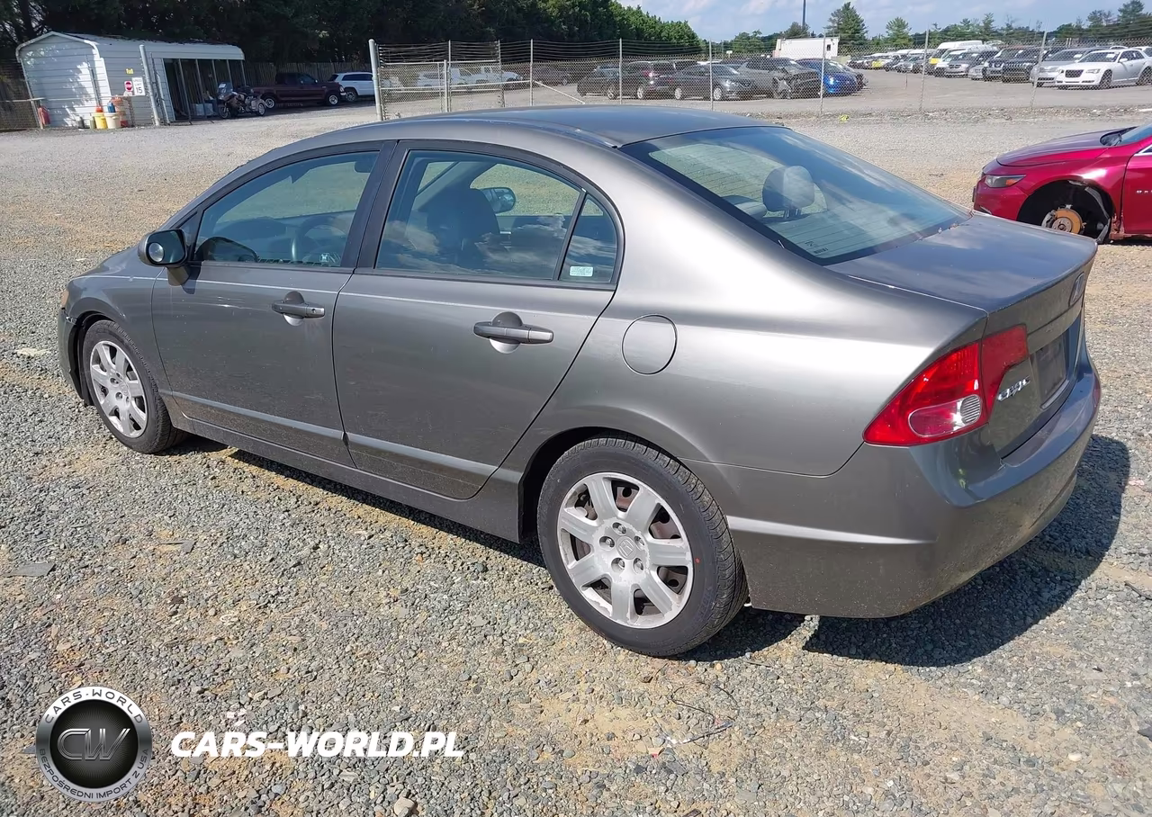 2007 Honda Civic Lx VIN:1HGFA15567L140520 - 3