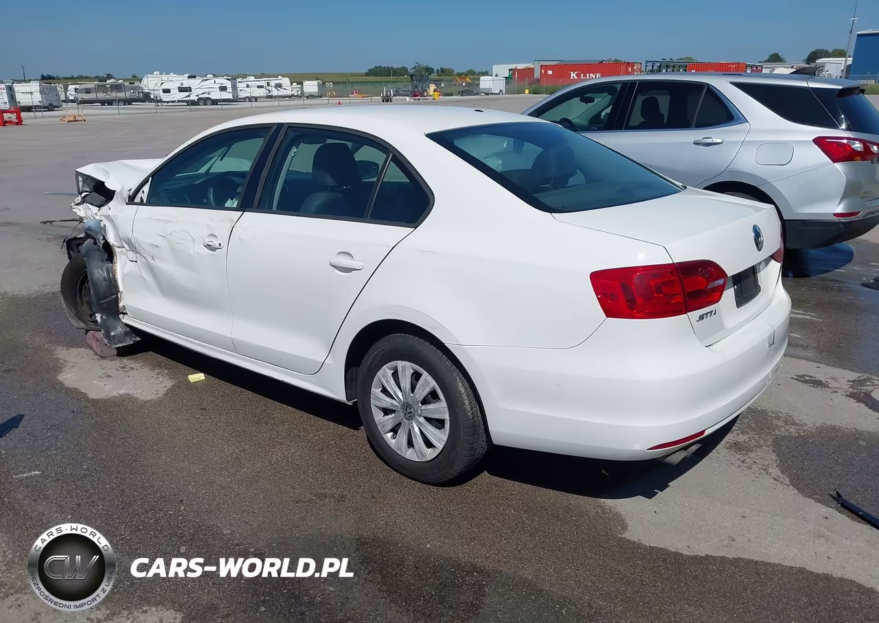 2014 Volkswagen Jetta 2.0L S VIN:3VW2K7AJ5EM228452 - 3