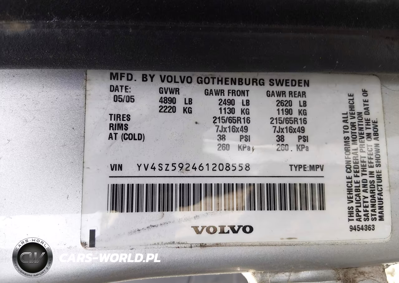 2006 Volvo Xc70 VIN:YV4SZ592461208558 - 9