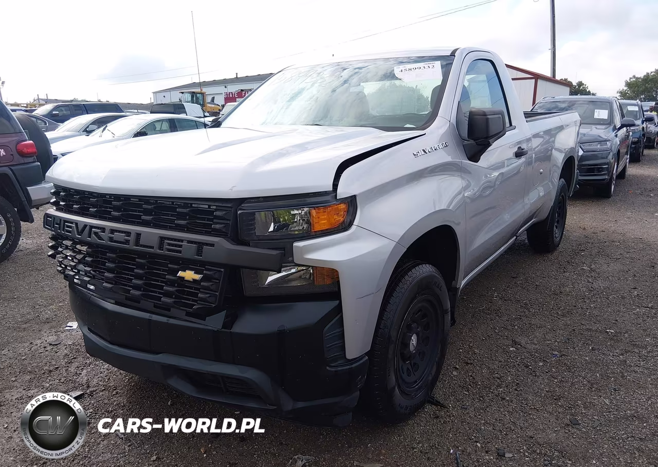 2020 Chevrolet Silverado 1500 2Wd Long Bed Wt VIN:3GCNWAEF4LG145369 - 2