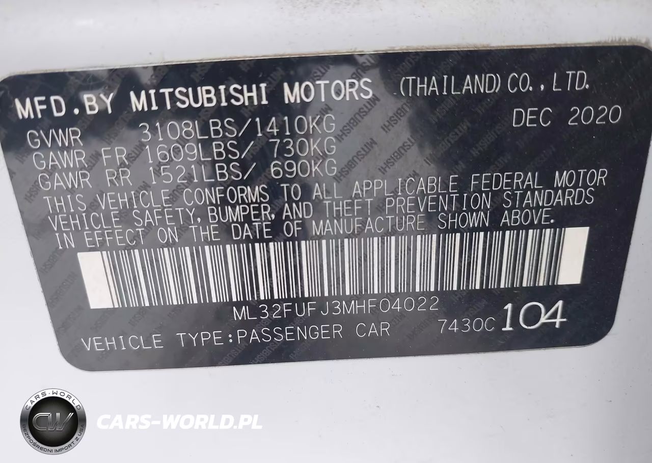 2021 Mitsubishi Mirage G4 Carbonite Edition-Es-Le VIN:ML32FUFJ3MHF04022 - 9