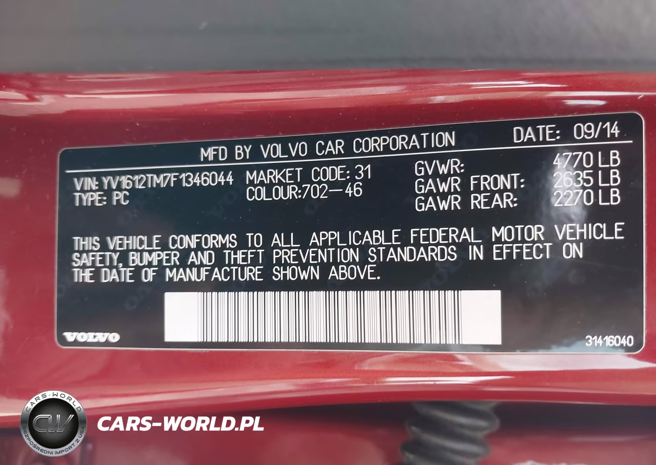 2015 Volvo S60 T5 Platinum VIN:YV1612TM7F1346044 - 9