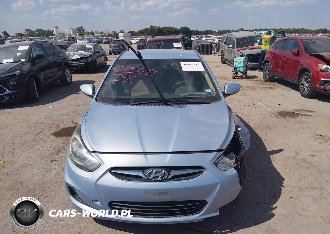2012 Hyundai Accent Gls VIN:KMHCT4AE9CU240193 - 11