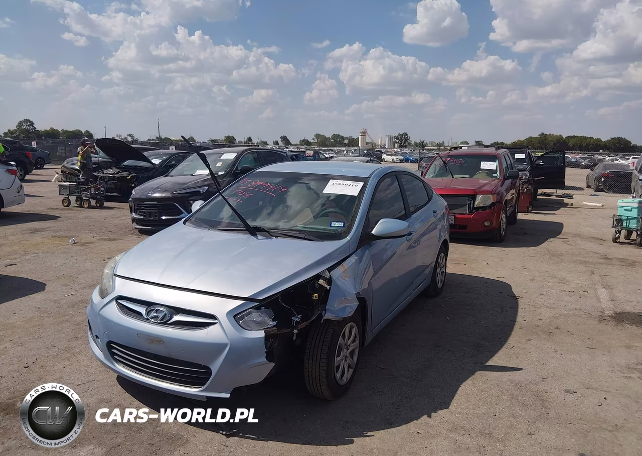 2012 Hyundai Accent Gls VIN:KMHCT4AE9CU240193 - 2