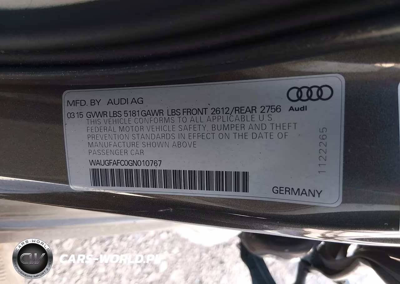 2016 Audi A6 2.0T Premium Plus VIN:WAUGFAFC0GN010767 - 9