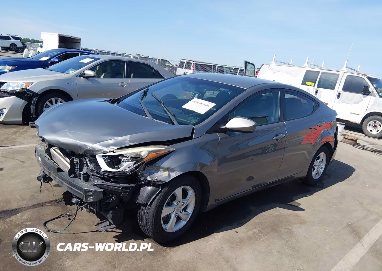 2014 Hyundai Elantra Se VIN:5NPDH4AE0EH457249 - 2