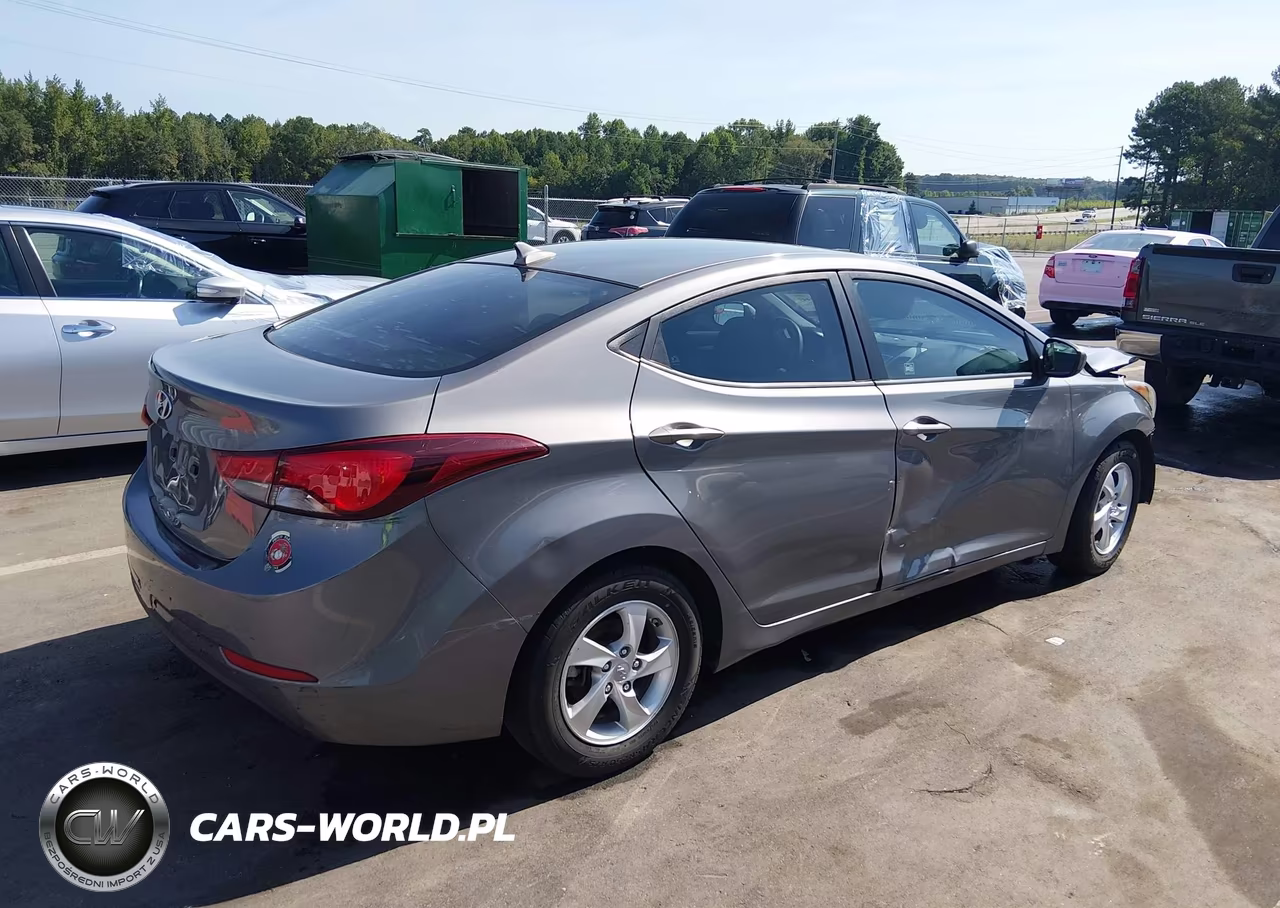 2014 Hyundai Elantra Se VIN:5NPDH4AE0EH457249 - 4