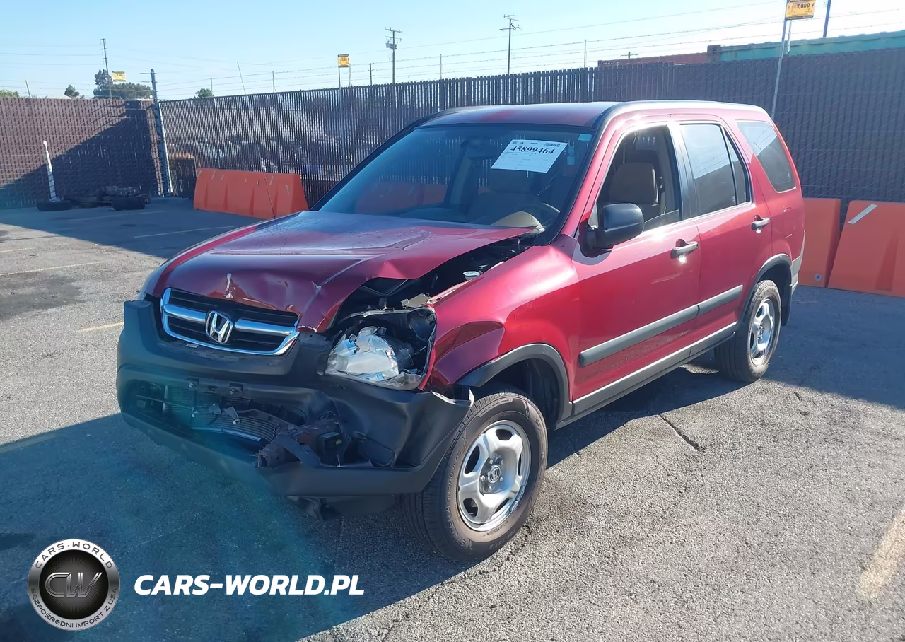 2002 Honda Cr-V Lx VIN:JHLRD68592C008231 - 2