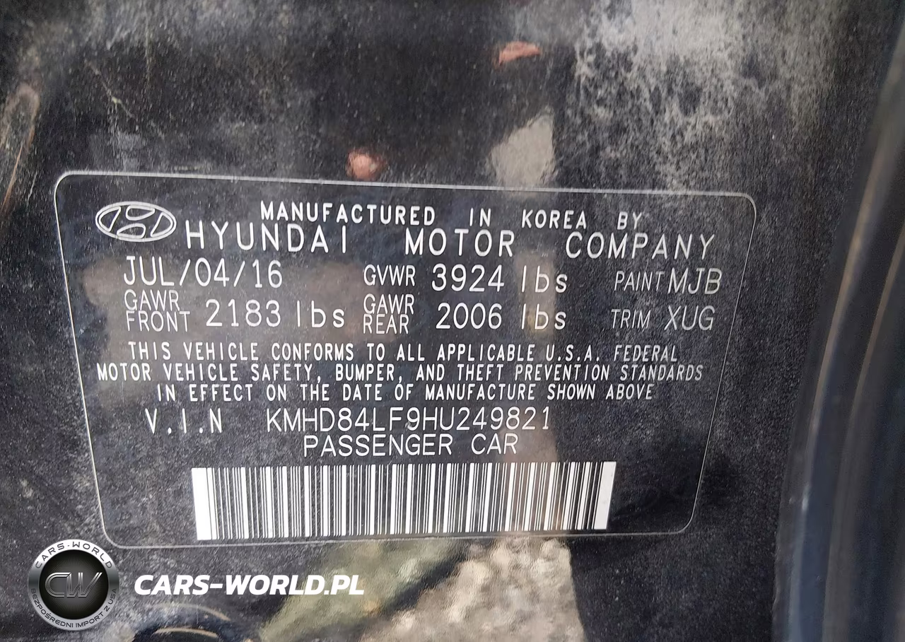 2017 Hyundai Elantra Value Edition VIN:KMHD84LF9HU249821 - 9