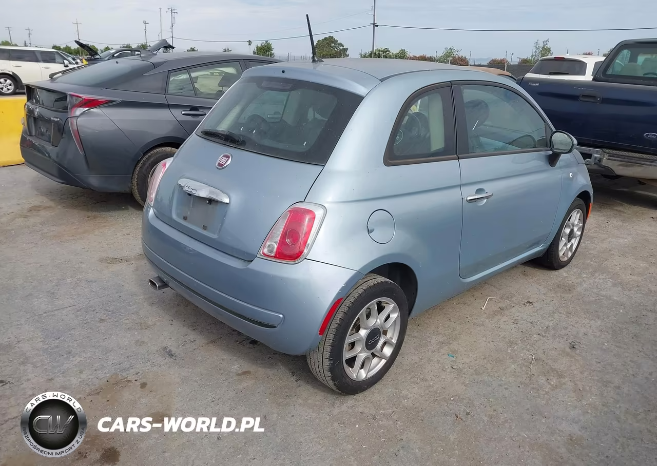 2013 Fiat 500 Pop VIN:3C3CFFAR1DT689605 - 4