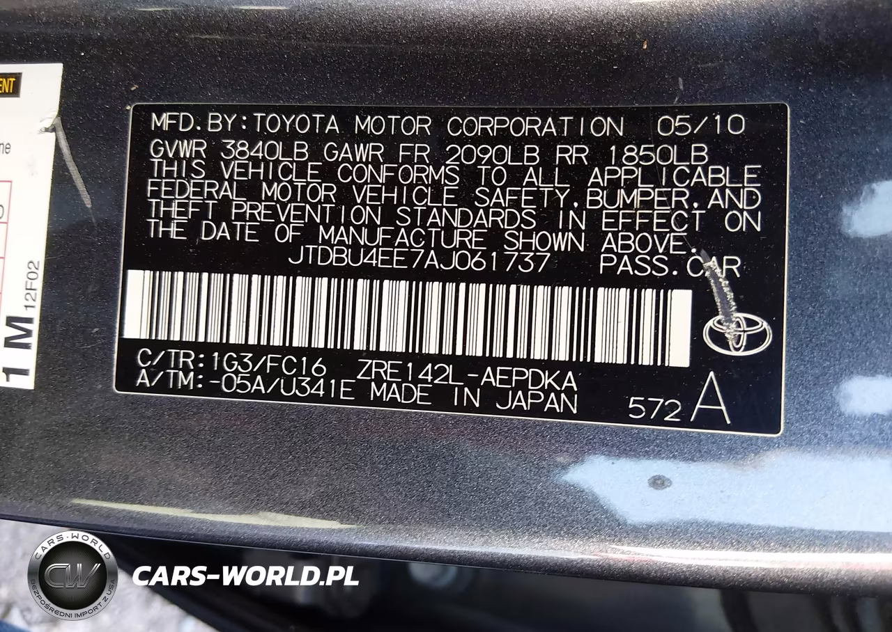 2010 Toyota Corolla Le VIN:JTDBU4EE7AJ061737 - 9