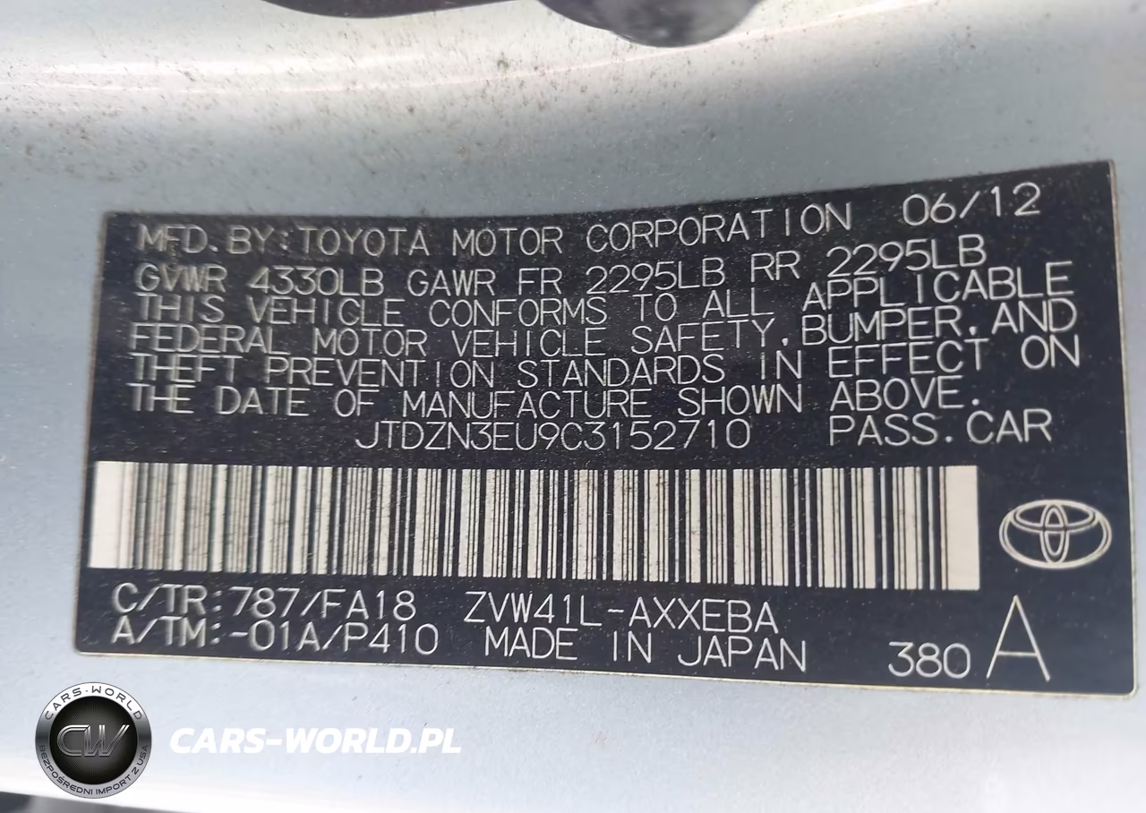 2012 Toyota Prius V Three VIN:JTDZN3EU9C3152710 - 9